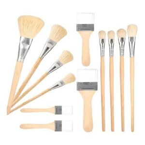 12Pcs Gilding Brush Set, Paint Brush Set