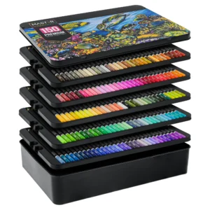 150 Colored Pencil Mega Set, Soft Core Vibrant Colors